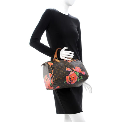 Louis Vuitton Monogram Roses Speedy 30 2 of 17