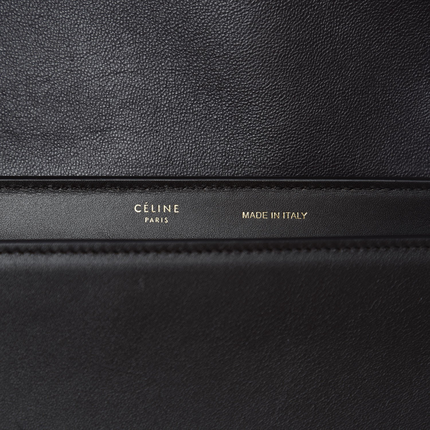 Celine Bullhide Calfskin Small Tri-Color Trapeze Almond 7 of 16