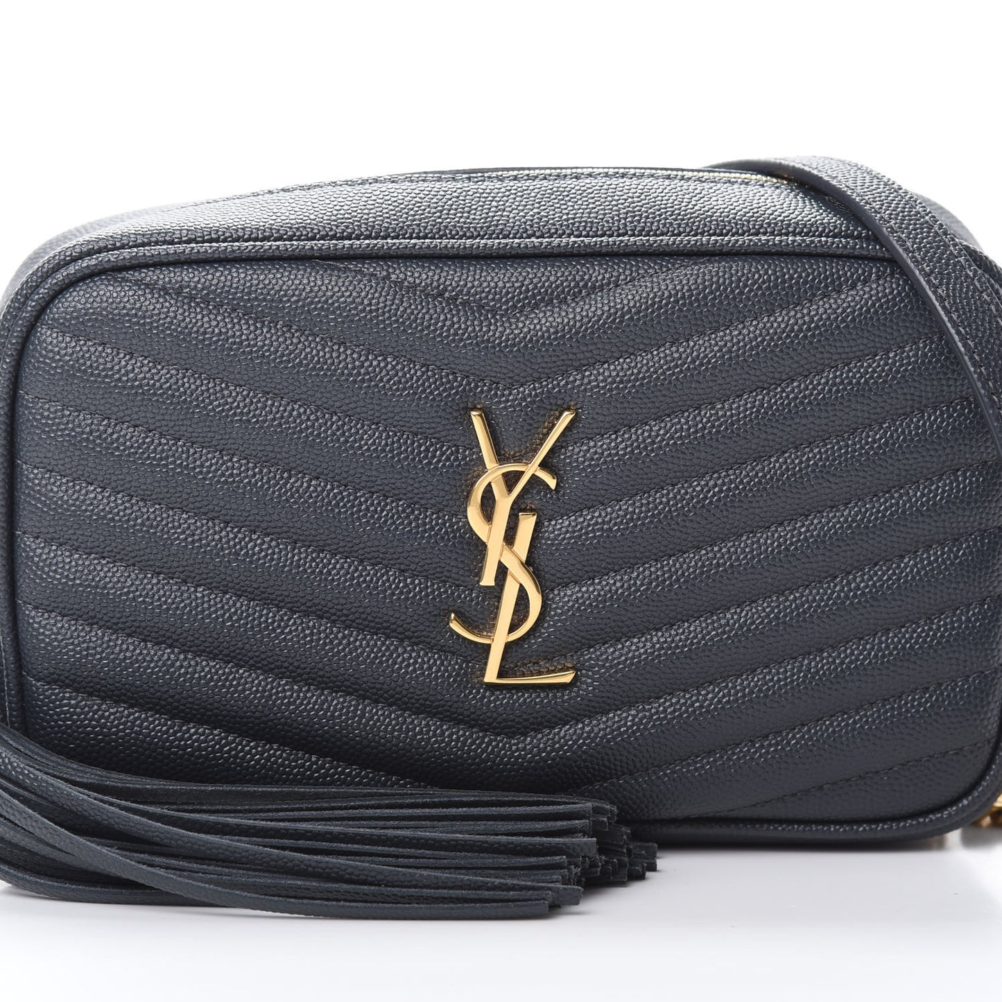 Grain De Poudre Matelasse Monogram Mini Lou Camera Bag Dark Smog