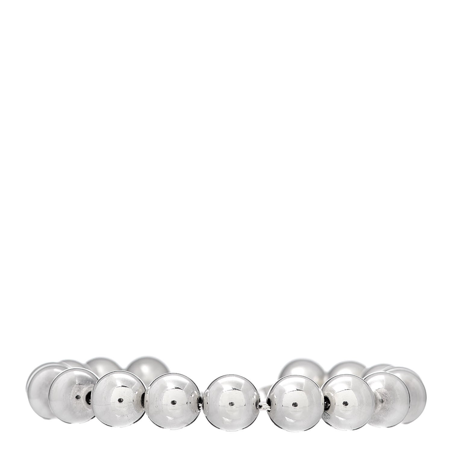 Tiffany Sterling Silver 10mm HardWear Ball Bracelet 1 of 4