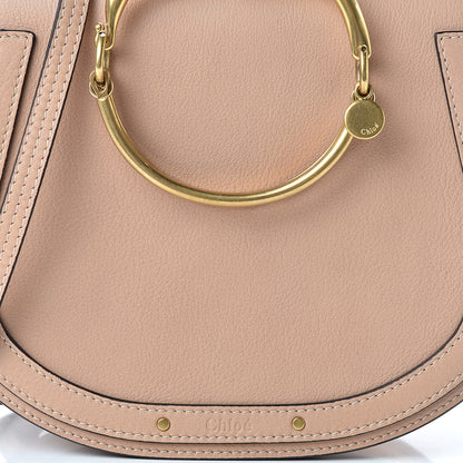 Chloe Calfskin Suede Medium Nile Bracelet Bag Biscotti Beige 8 of 12