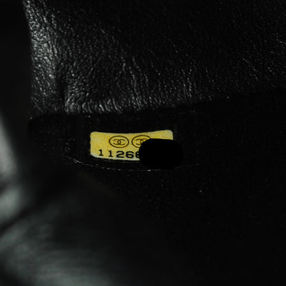 Chanel Lambskin Quilted East West Flap Black 8 of 8