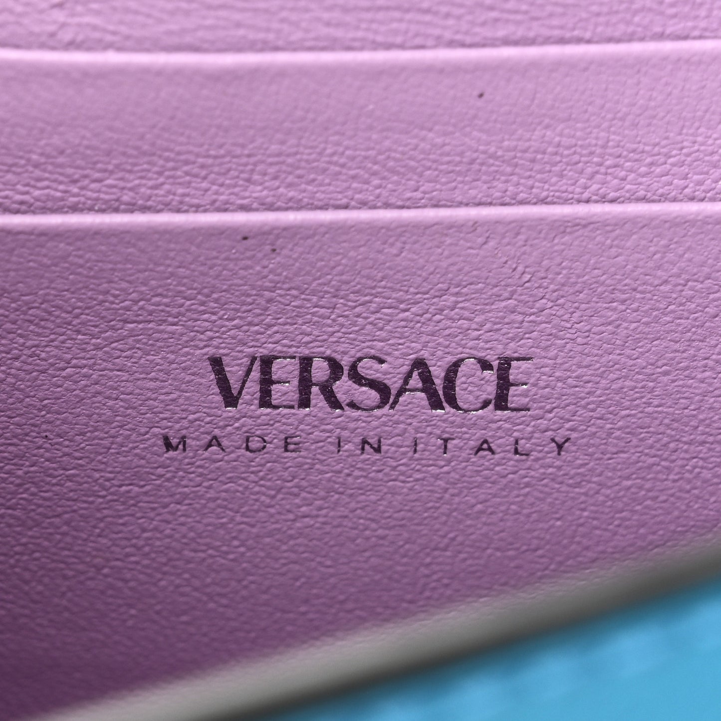 Grained Calfskin Mini La Medusa Bag Turquoise