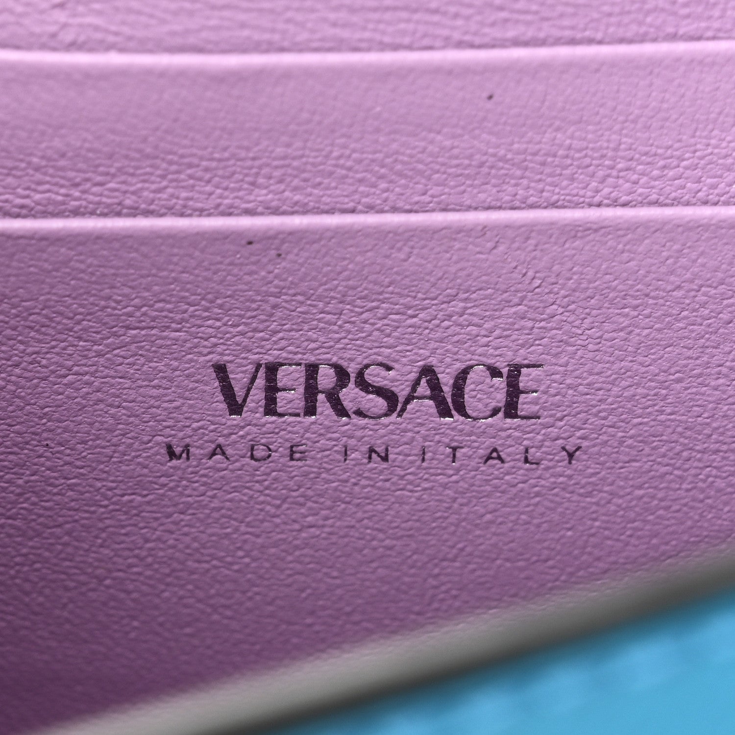 Versace Grained Calfskin Mini La Medusa Bag Turquoise 6 of 9