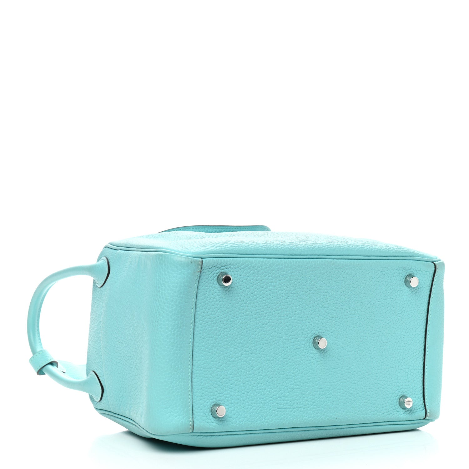 Hermes Taurillon Clemence Lindy 30 Bleu Atoll 4 of 10