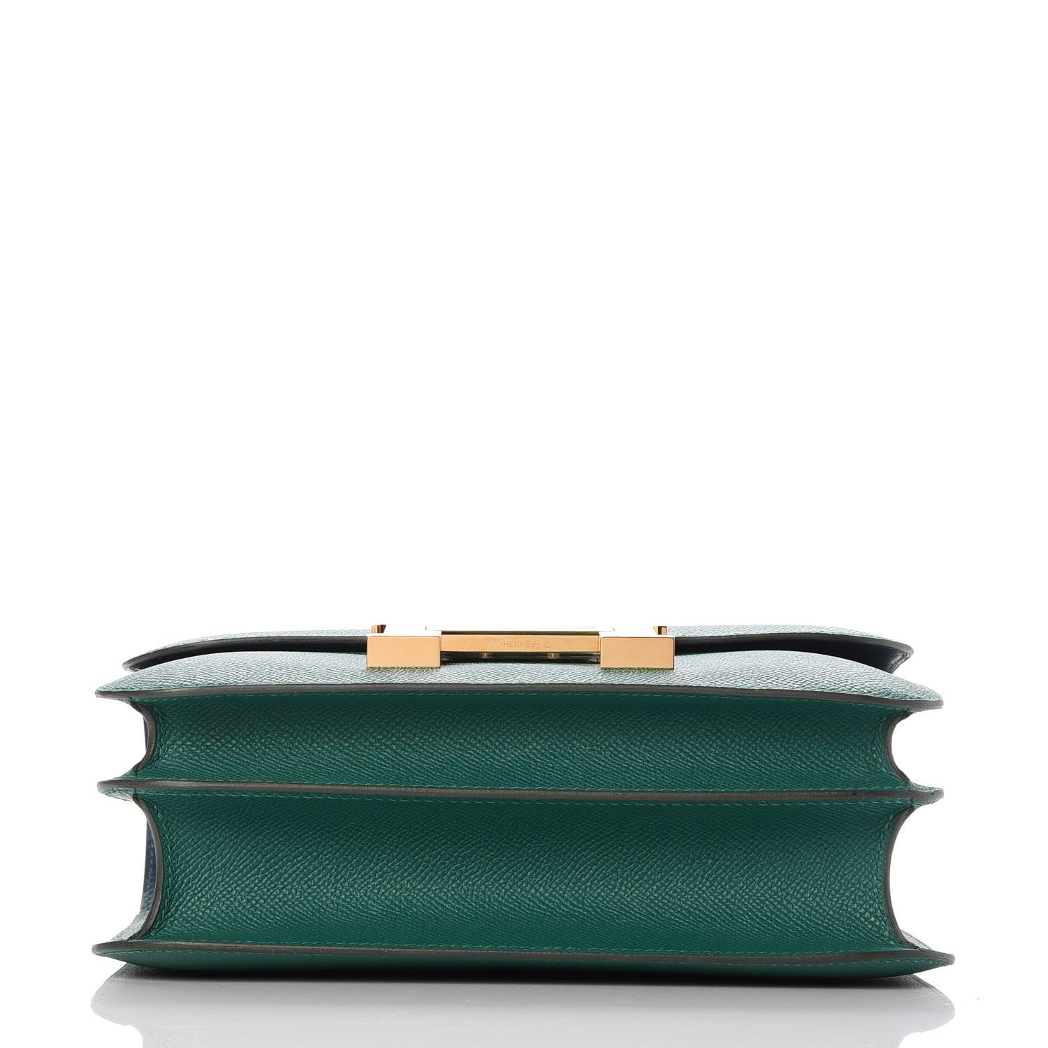 Hermes Epsom Horseshoe Constance 24 Malachite Bleu Sapphire 6 of 21