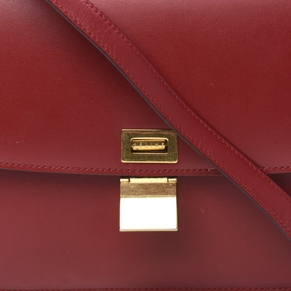 Celine Box Calfskin Medium Classic Box Flap Bag Red 13 of 13