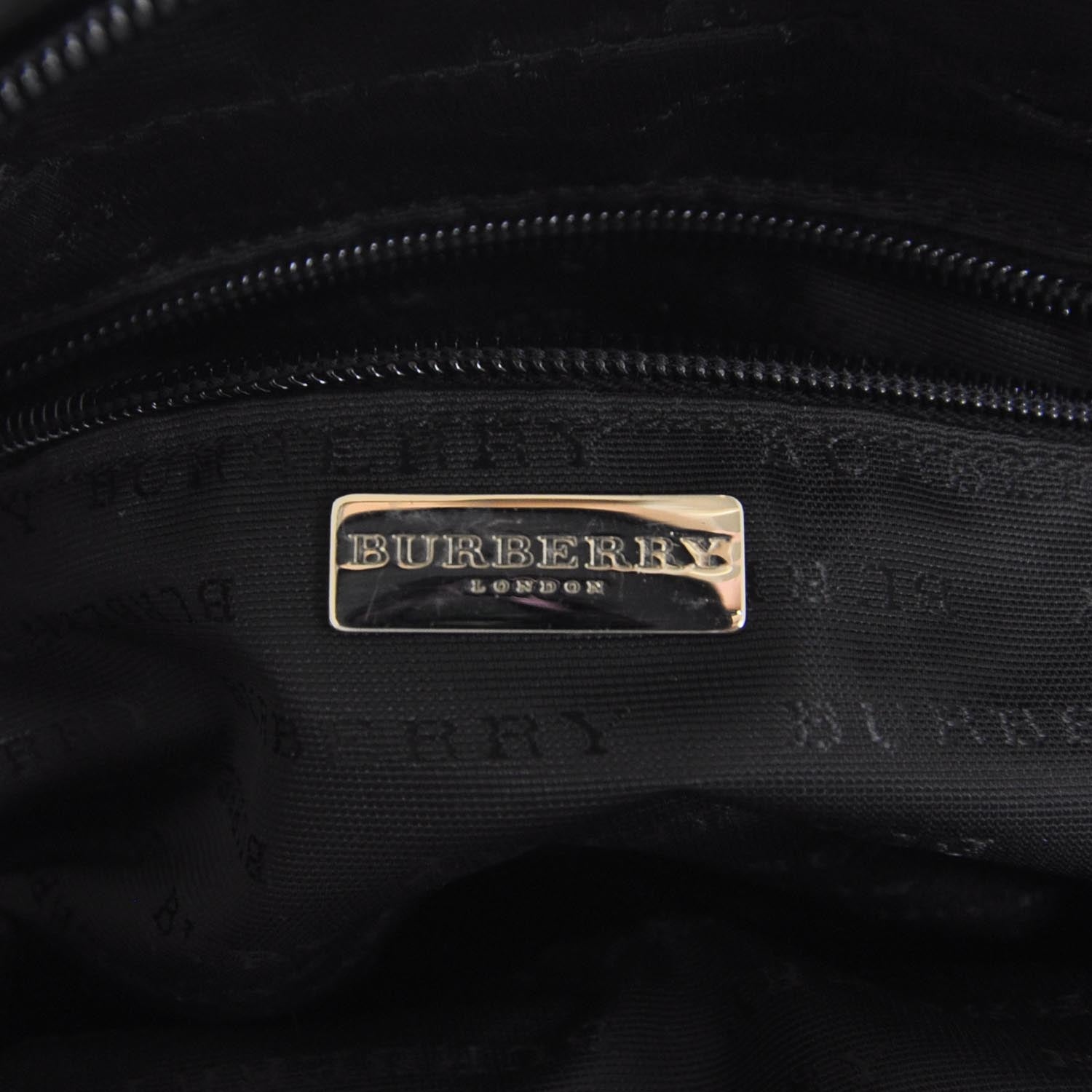 Burberry Prorsum House Check Handbag Black 8 of 8