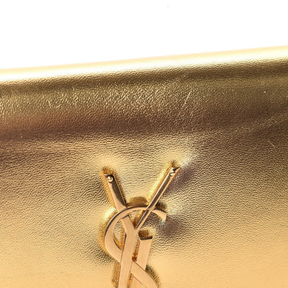 Saint Laurent Metallic Calfskin Monogram Cassandre Clutch Ciad 12 of 18