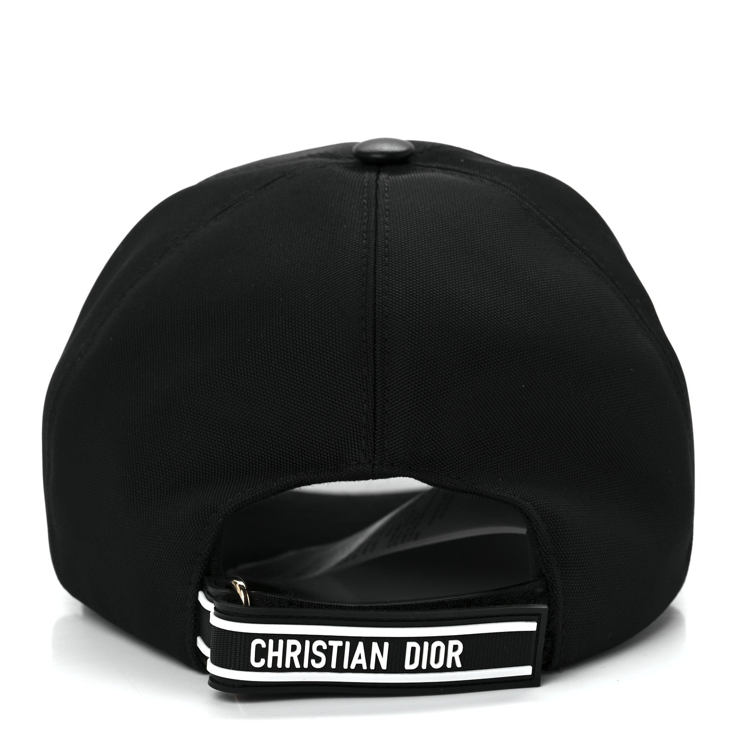Christian Dior Cotton D-Player Cap 57 Black 5 of 8