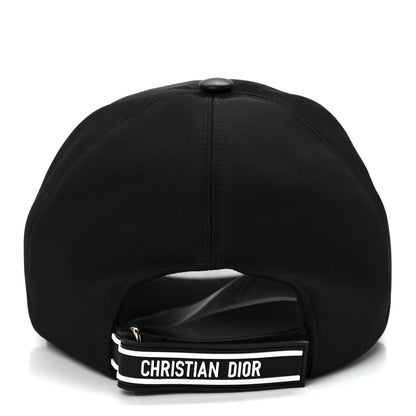 Christian Dior Cotton D-Player Cap 57 Black 5 of 8