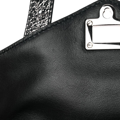 Proenza Schouler Metallic Paper Lambskin PS1 Mini Pouch Messenger Dark Silver 11 of 11