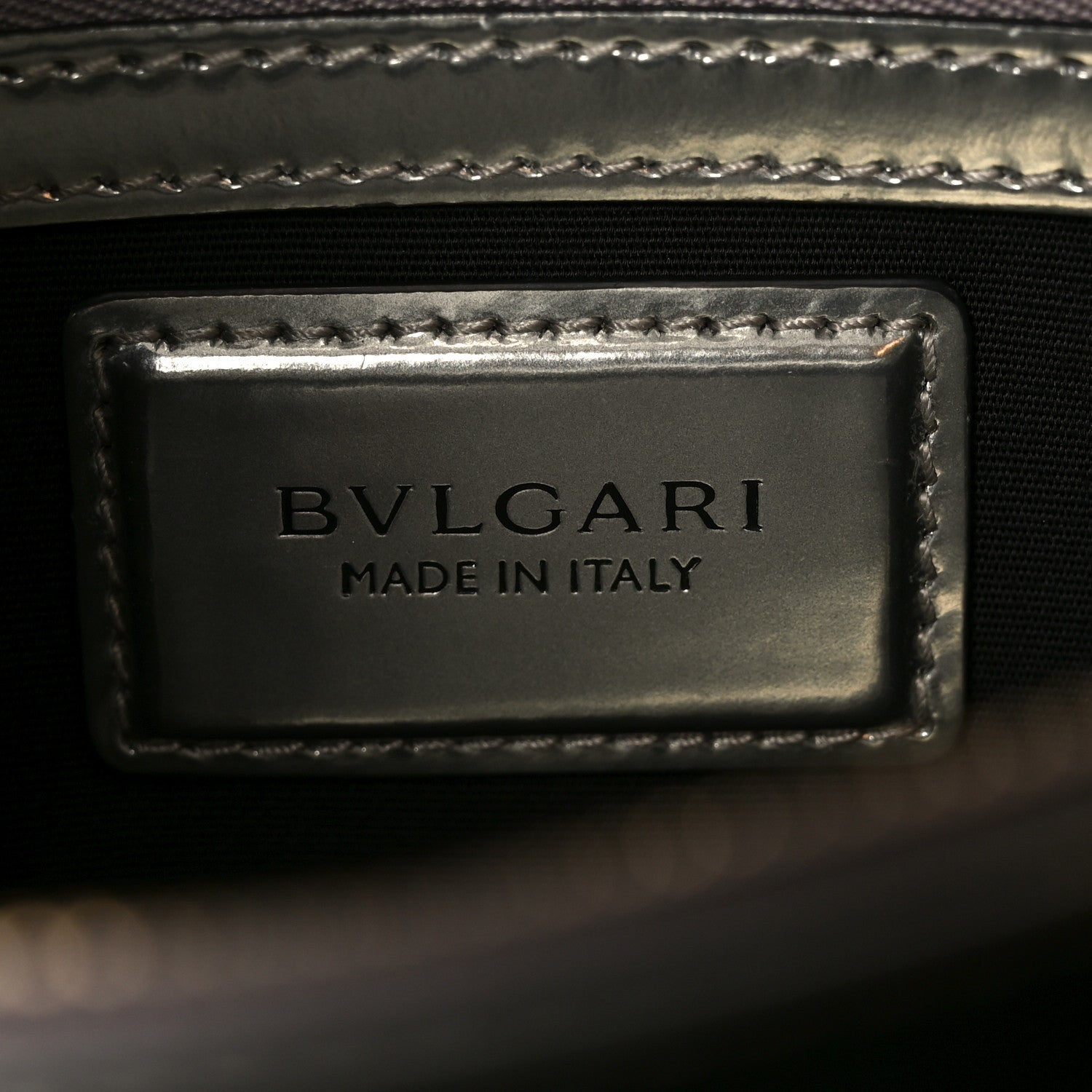 Bulgari Metallic Calfskin Serpenti Forever Shoulder Bag Silver 6 of 9