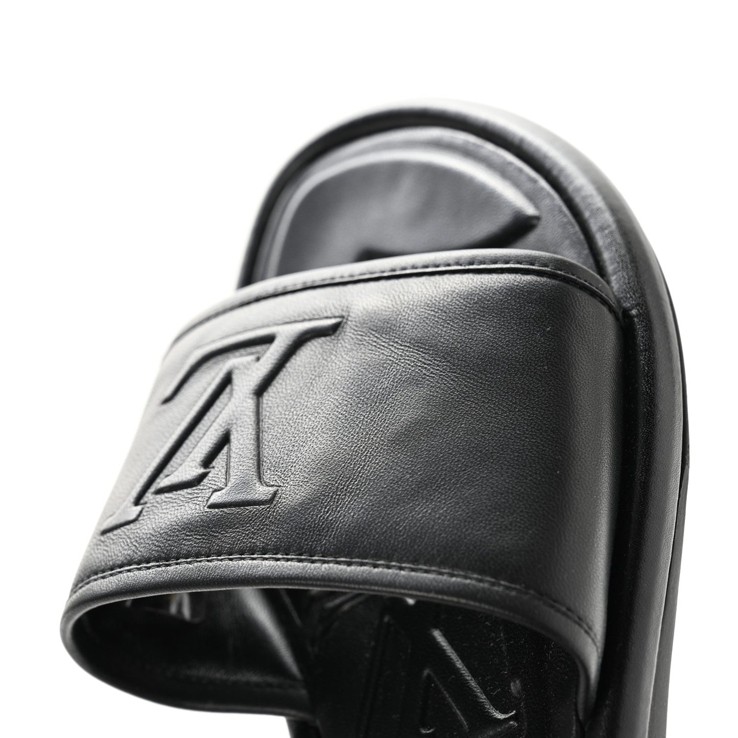 Lambskin Magnetic Flat Mule 36 Black