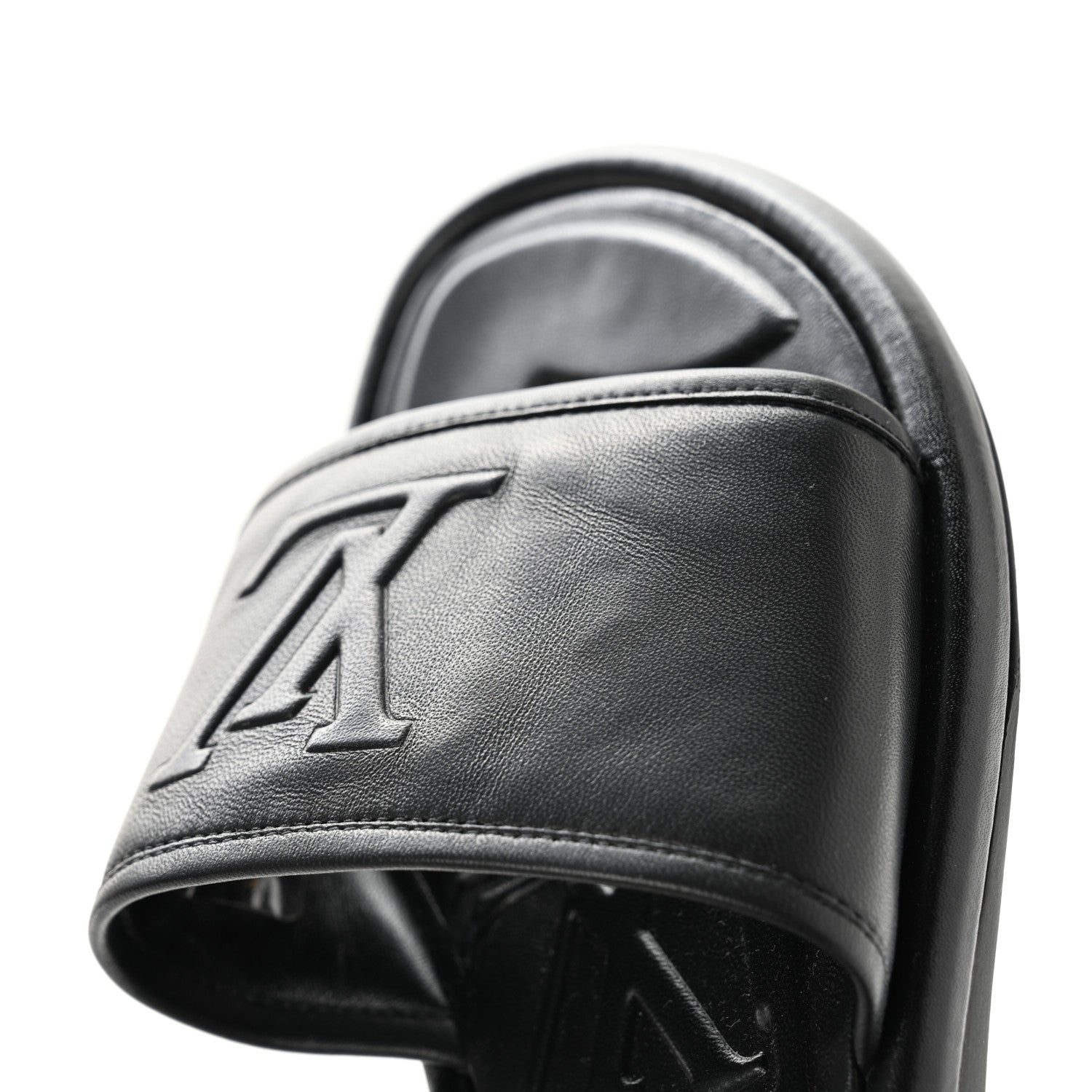 Louis Vuitton Lambskin Magnetic Flat Mule 36 Black 9 of 9