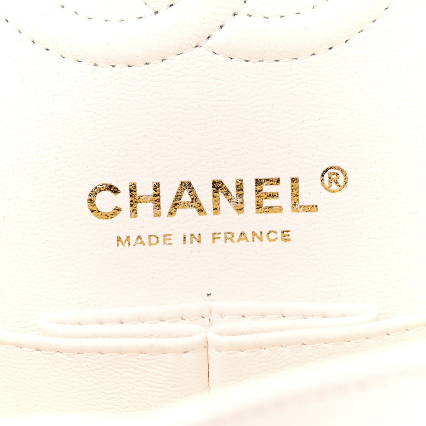 Caviar Quilted Small Double Flap White
