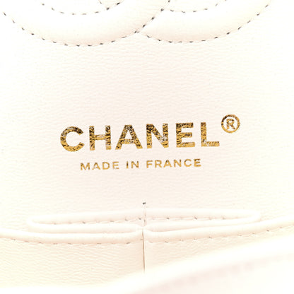 Chanel Caviar Quilted Small Double Flap White 6 of 12