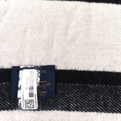 Louis Vuitton Wool Cashmere LV Forward Scarf Black 3 of 3