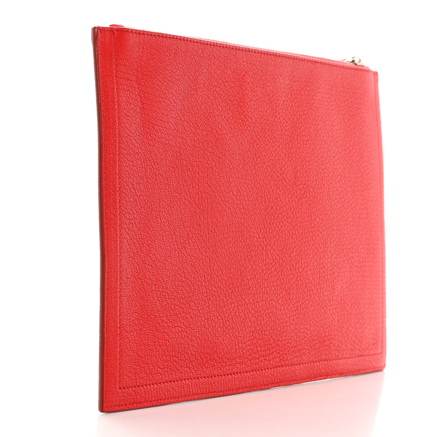 Sugar Goatskin Large Antigona Pouch Red
