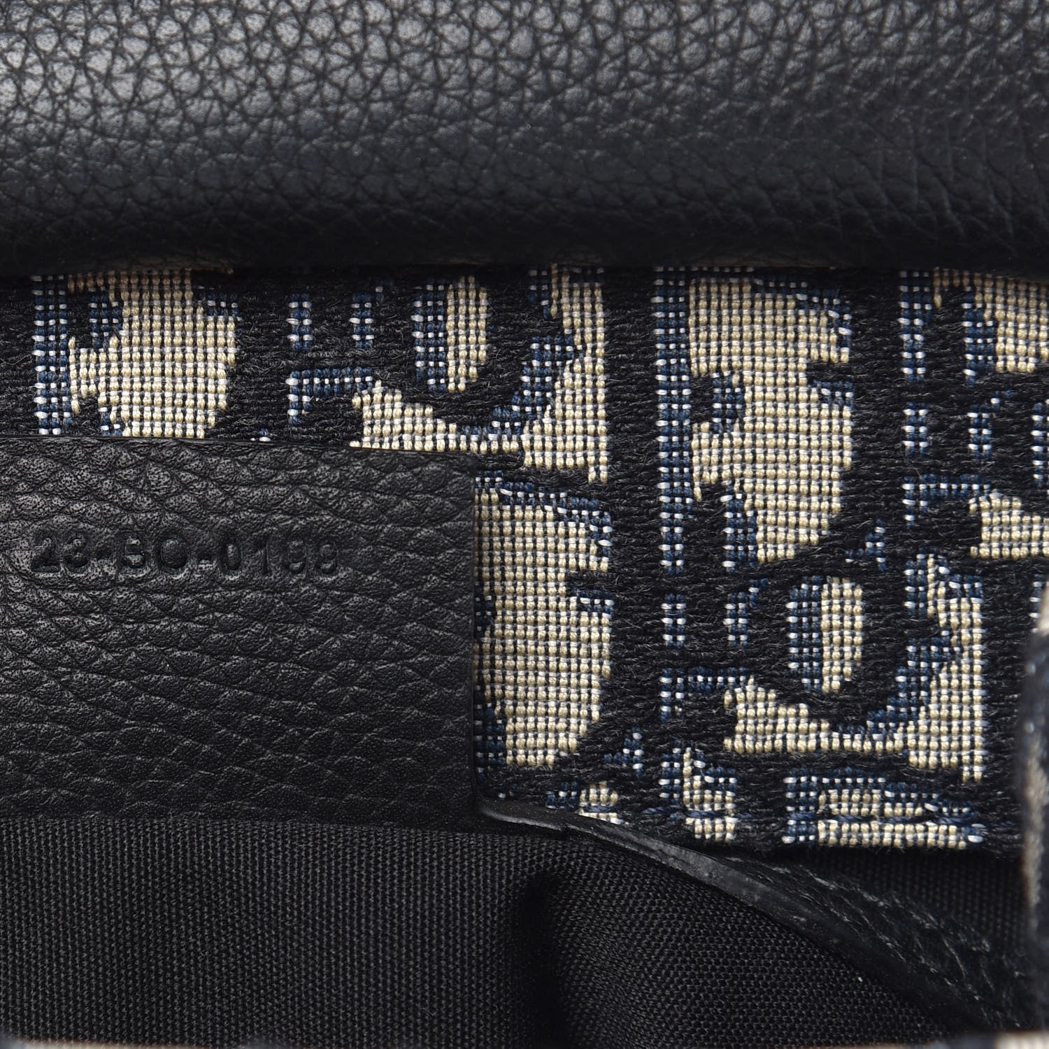 Christian Dior HOMME Oblique Calfskin Mens Mini Saddle Backpack Navy Blue 7 of 9