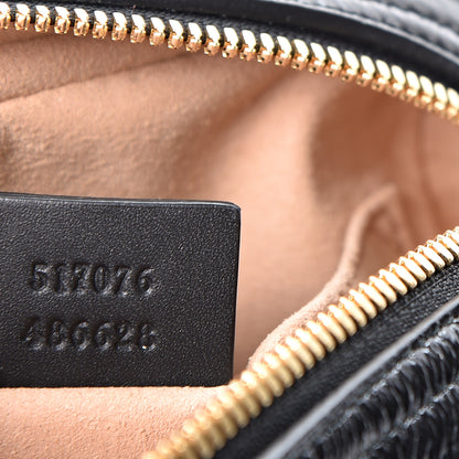 Gucci Suede Small Ophidia Belt Bag 85 34 Black 6 of 10