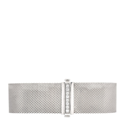 Tiffany Sterling Silver Diamond Somerset Bracelet 1 of 5