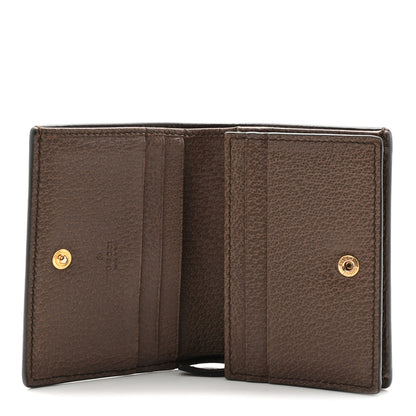 Gucci GG Supreme Monogram Web Ophidia Card Case Beige New Acero 5 of 8