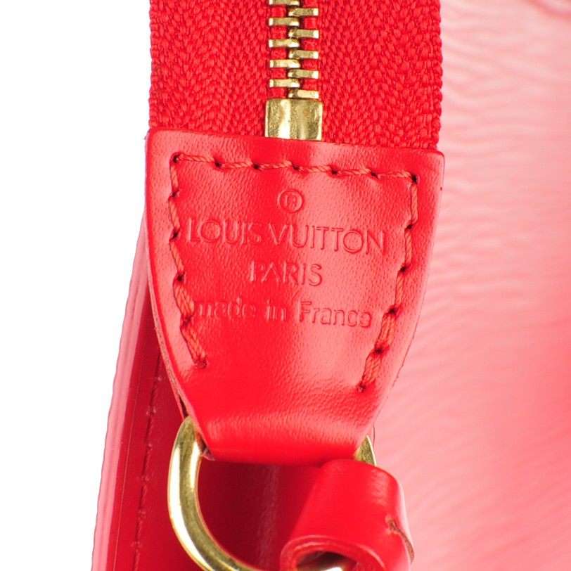 Louis Vuitton Epi Pochette Accessories 24 Rouge 5 of 7
