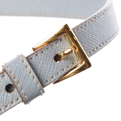 Prada Saffiano Lux Medium Bi-Color Tote Lago Talco 11 of 11