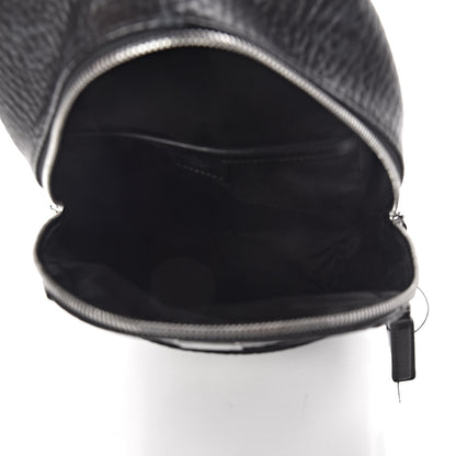 MCM Visetos Spot Medium Sling Bag Black Silver 5 of 9