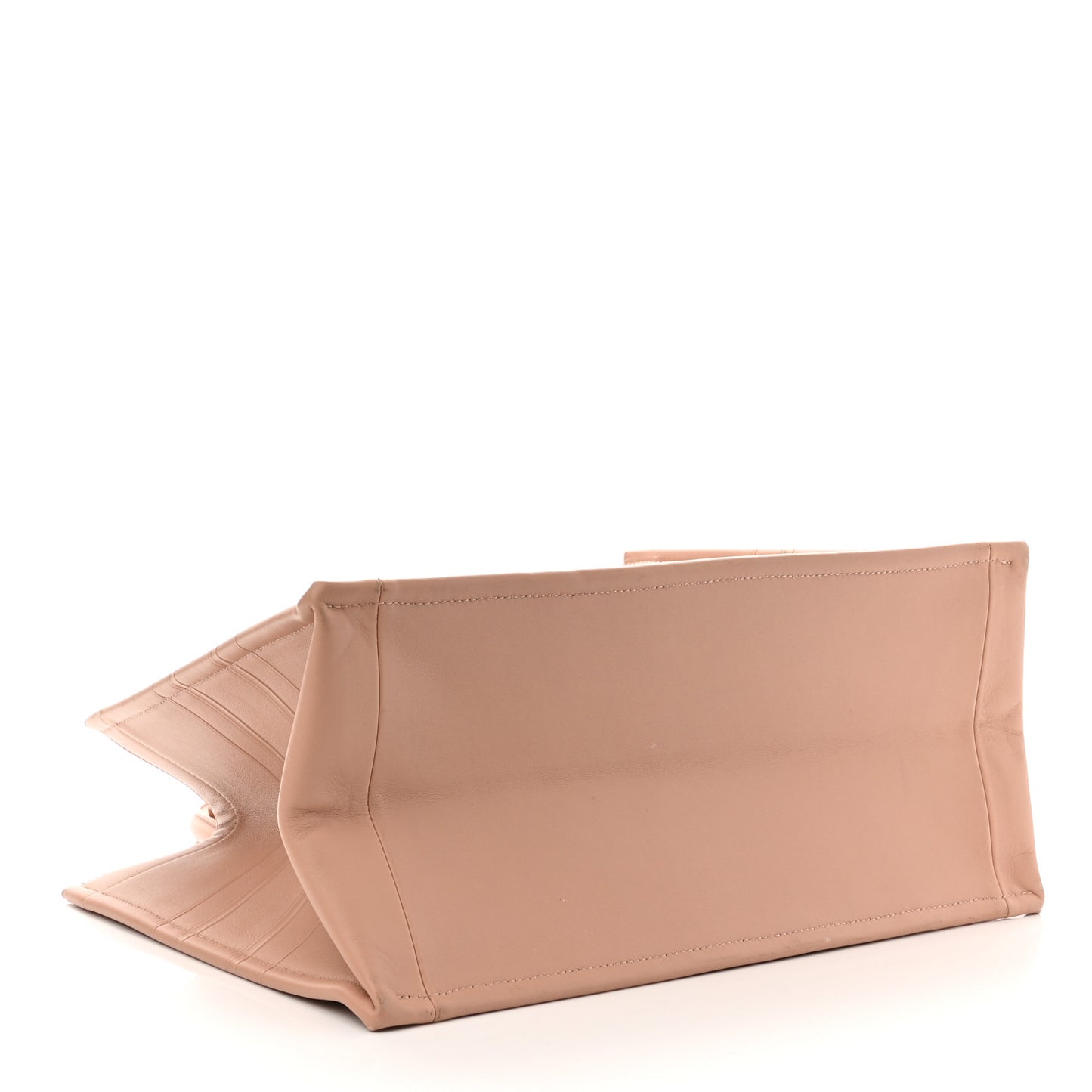 Calfskin Embossed Medium Book Tote Rose de Vents