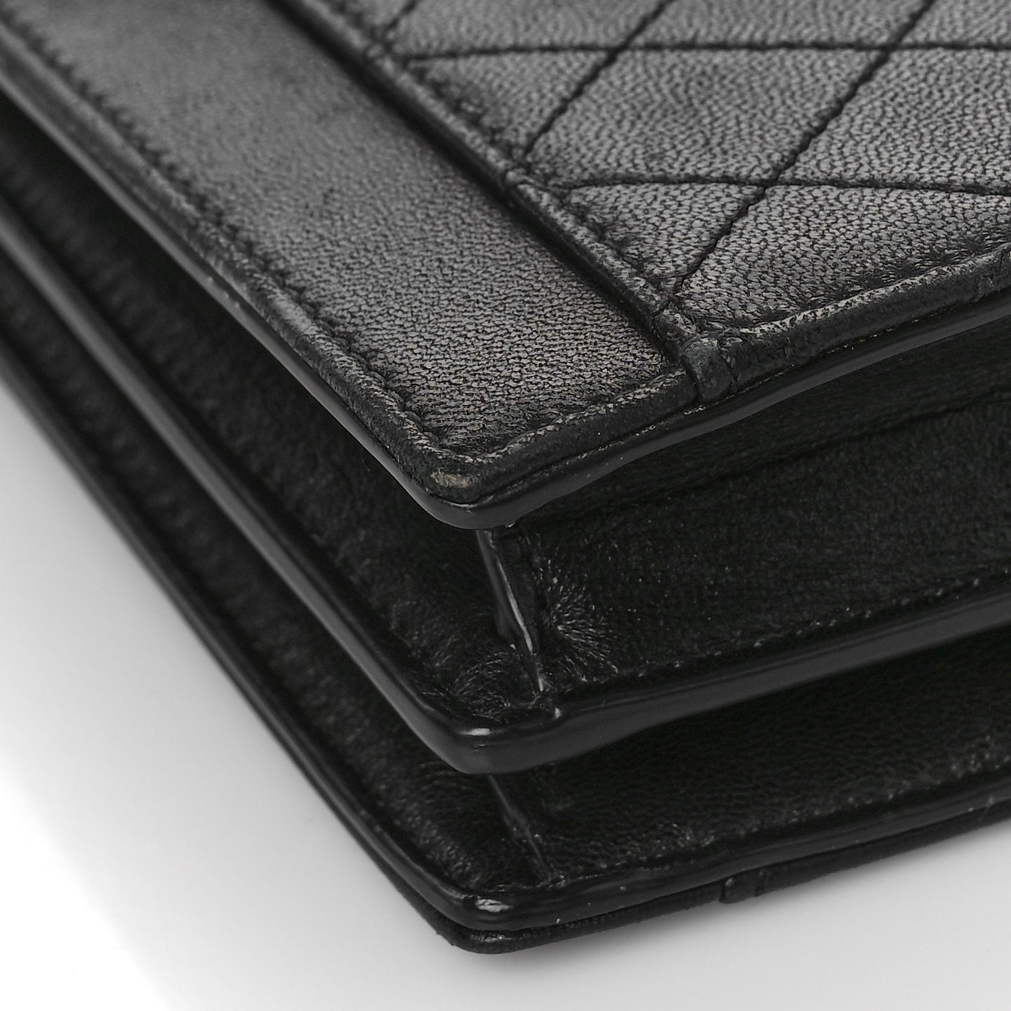 Lambskin Quilted Mini Gaby Satchel Black