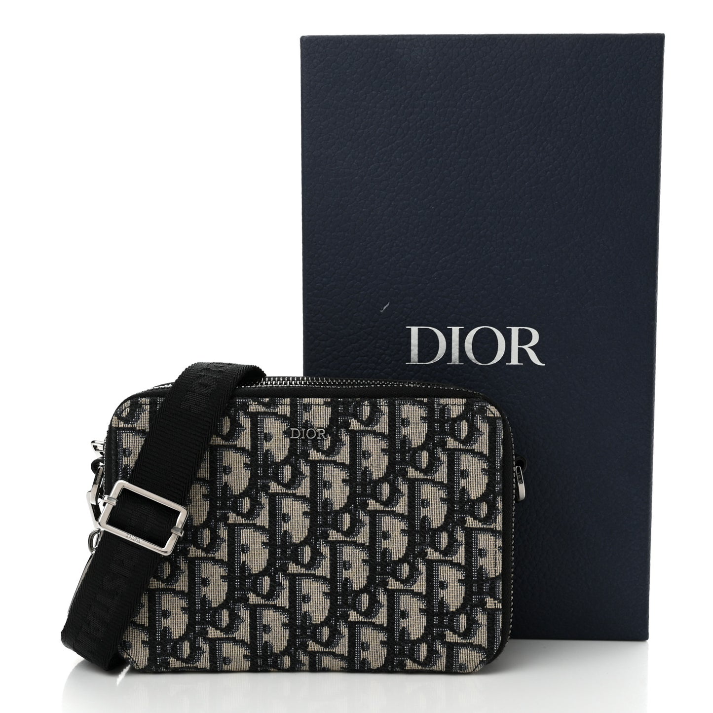 Oblique Pouch Navy Blue