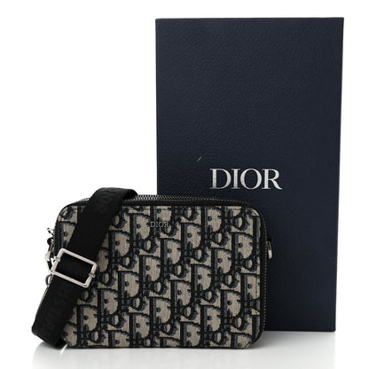 Christian Dior Oblique Pouch Navy Blue 14 of 14