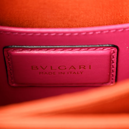 Bulgari Calfskin Serpenti Forever Top Handle Pink 6 of 9