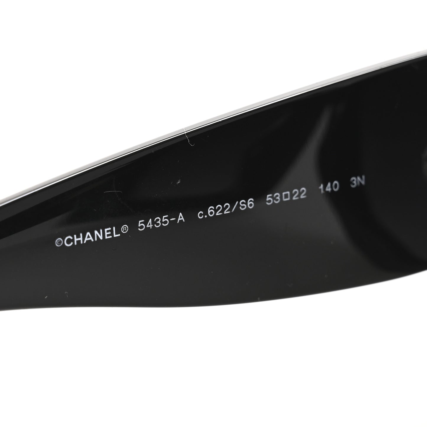 Acetate Rectangle Sunglasses 5435 Black