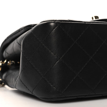 Chanel Lambskin Quilted Mini Square Flap Black 9 of 11