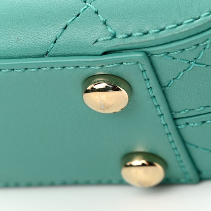 Chanel Calfskin Stitched Small Covered CC Flap Bag Green 13 of 16