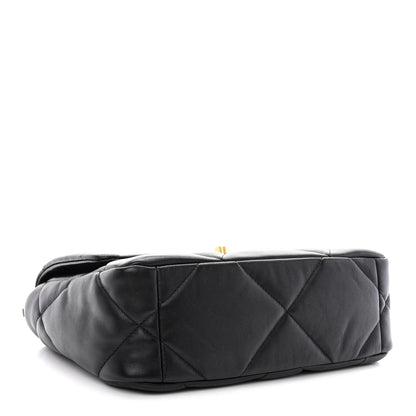 Chanel Lambskin Quilted Medium Chanel 19 Flap Black 4 of 10