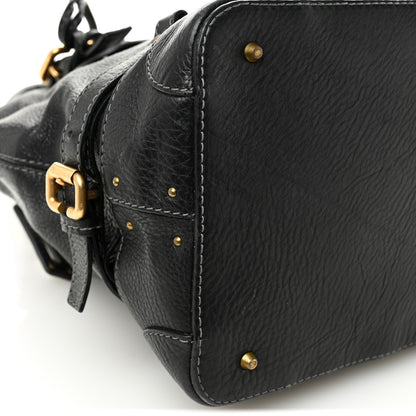 Chloe Calfskin Paddington Dome Satchel Black 8 of 13