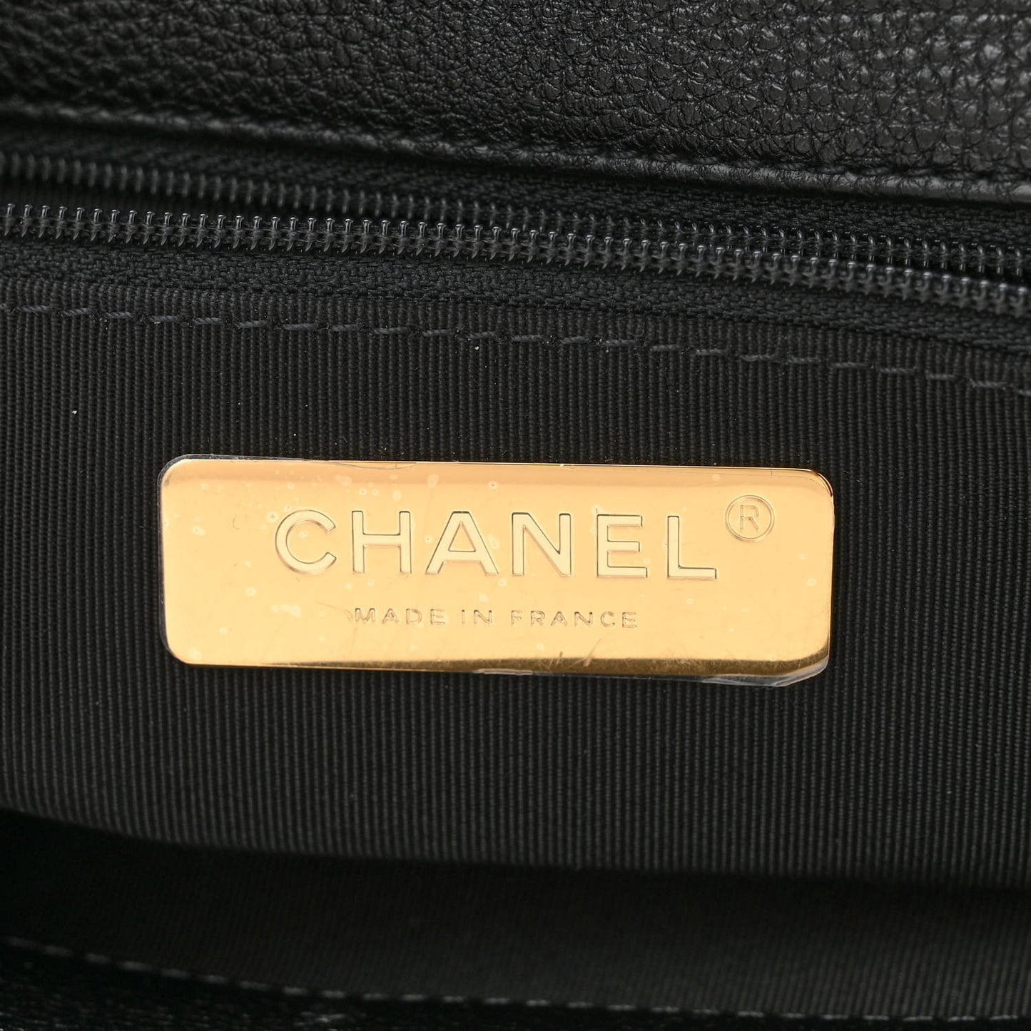 Calfskin Crochet Large Chanel 19 Flap Black