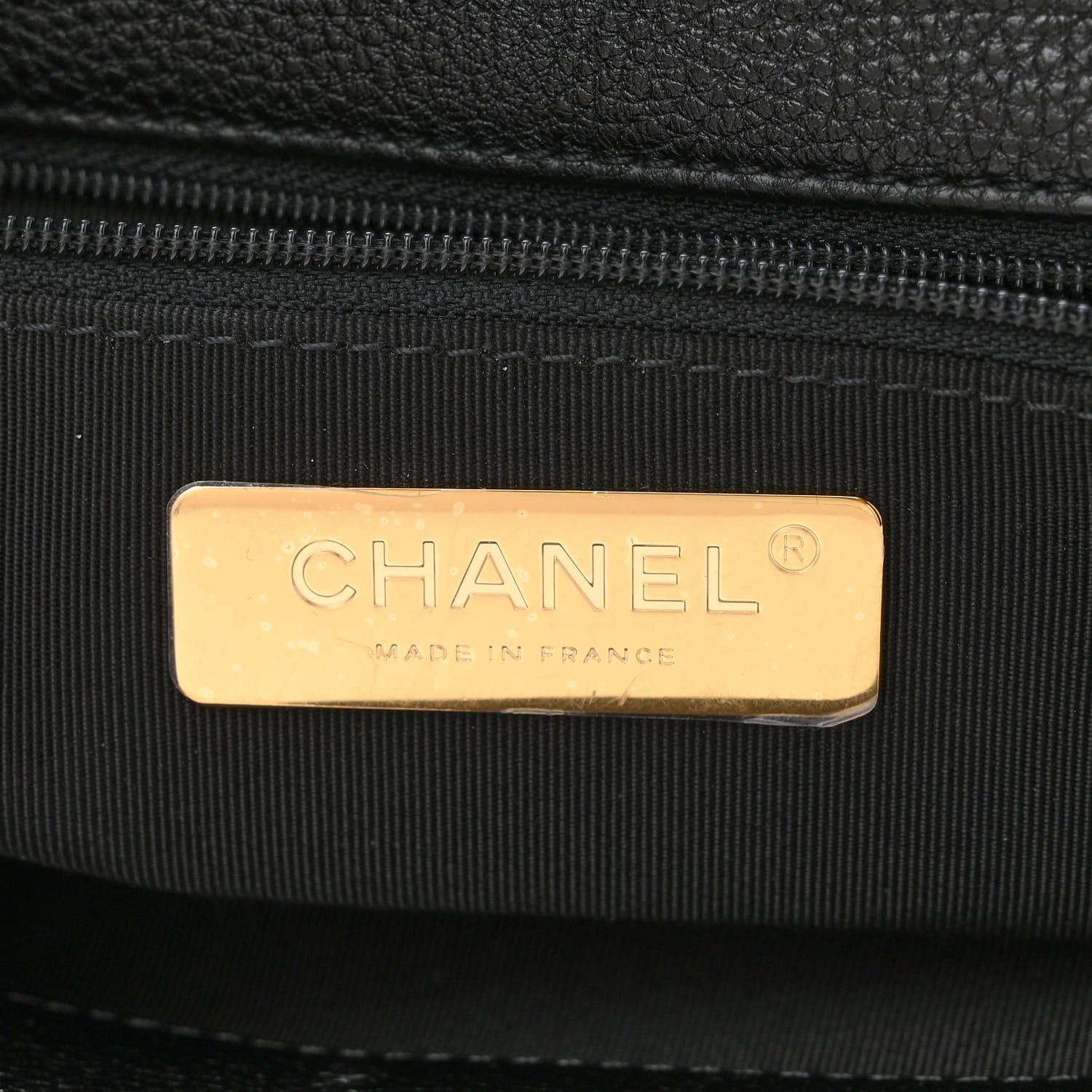 Chanel Calfskin Crochet Large Chanel 19 Flap Black 6 of 10