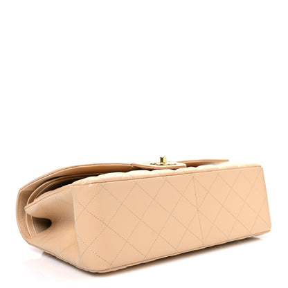 Chanel Caviar Quilted Jumbo Double Flap Beige 4 of 9
