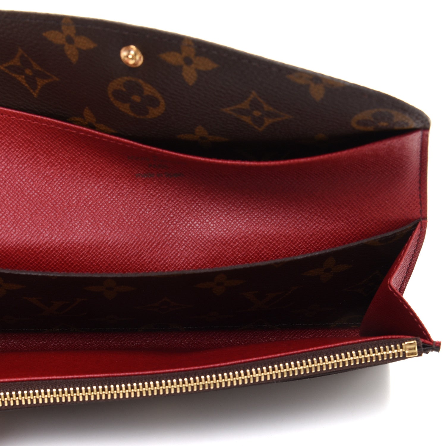 Louis Vuitton Monogram Emilie Wallet Fuchsia 5 of 10