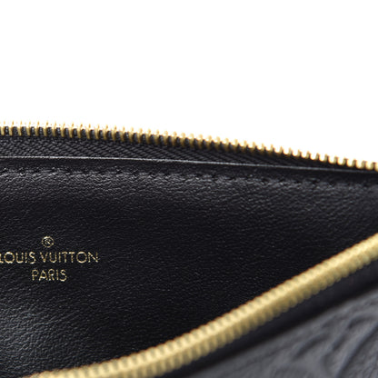 Louis Vuitton Empreinte Felicie Chain Wallet Zippered Insert Black 6 of 6