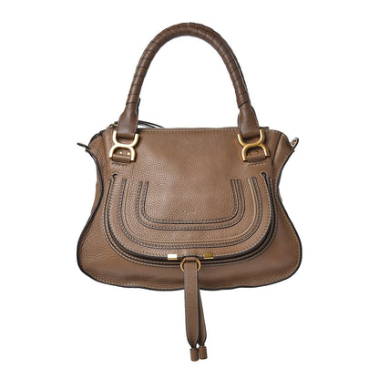 Chloe Calfskin Medium Marcie Satchel Nut 1 of 12