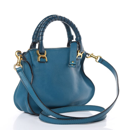 Chloe Calfskin Mini Marcie Satchel Laguna Blue 3 of 11