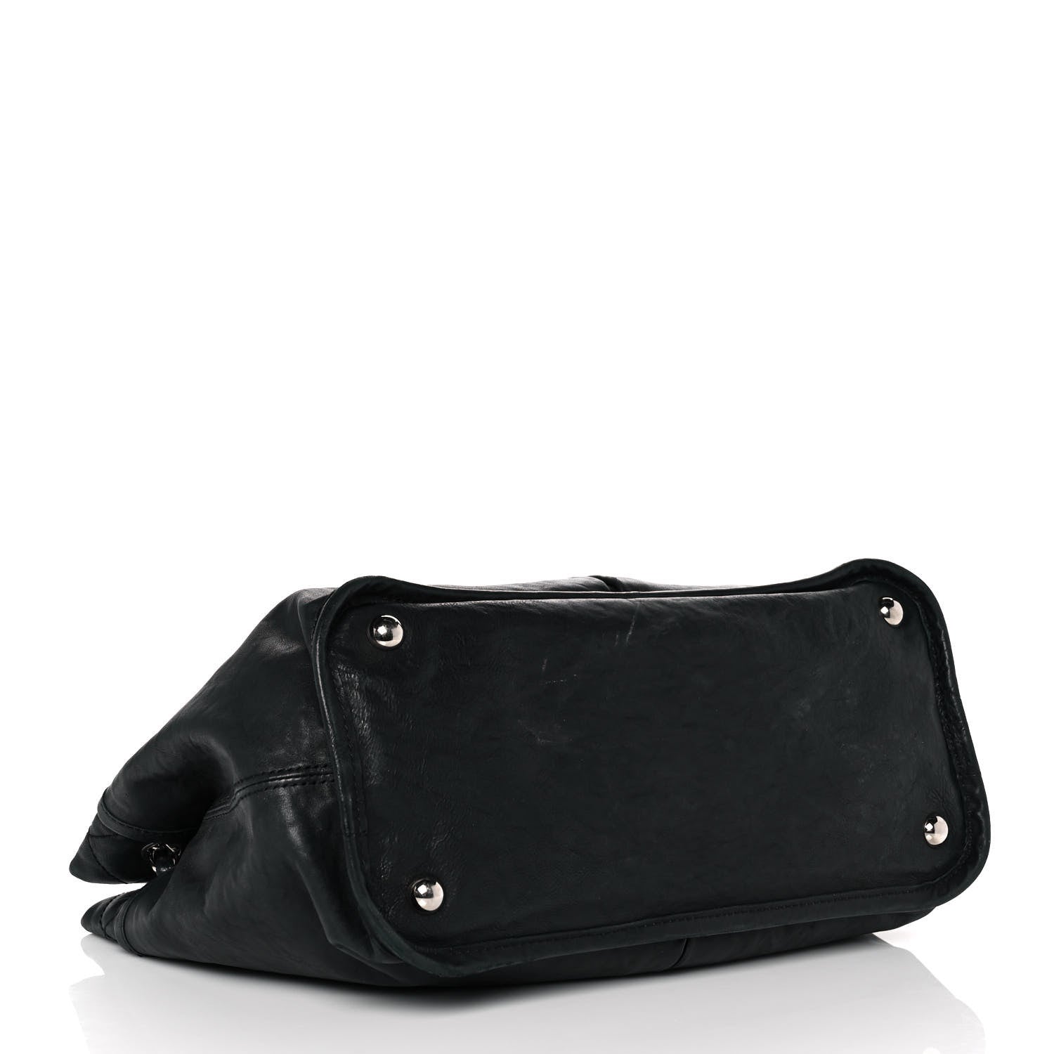 Chanel Washed Lambskin Natural Beauty Tote Black 3 of 11