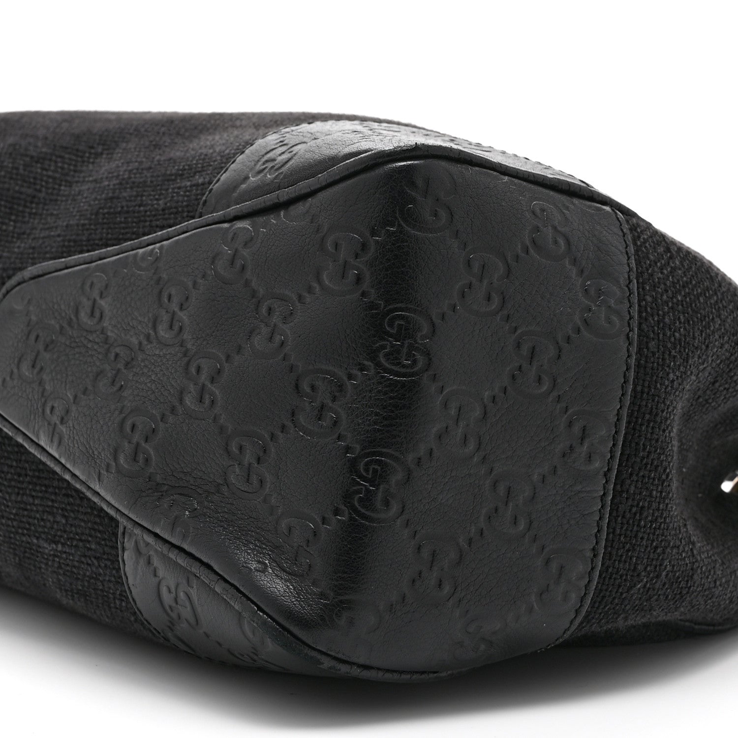 Gucci Canvas Guccissima Hobo Black 11 of 12
