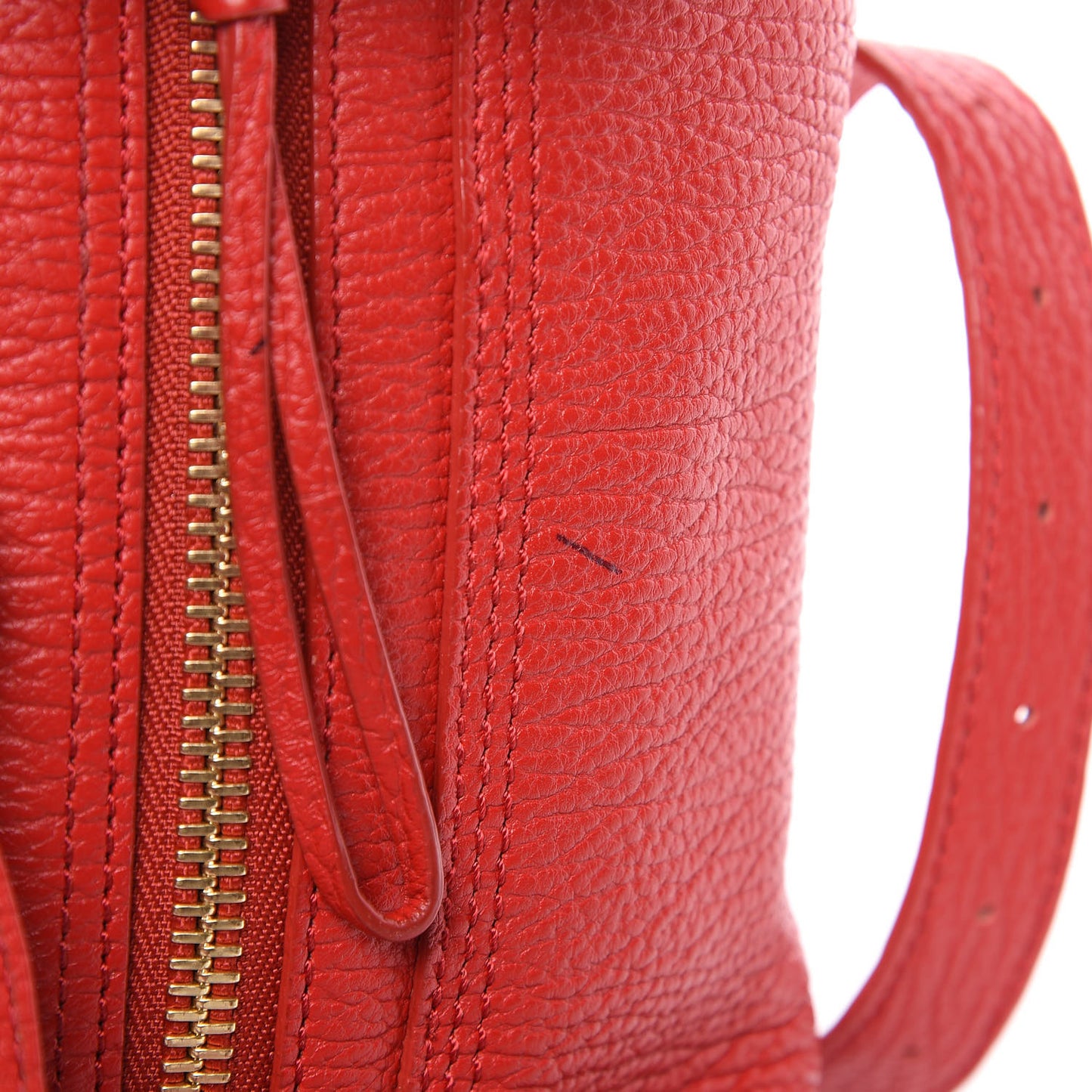 3.1 Textured Calfskin Medium Pashli Satchel Red